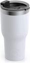 RTIC Tumbler with Splash Proof Lid, 20 oz, White, Insulated Travel Stainless Steel Coffee Mug, Sweat Proof, Keeps Hot & Cold Longer