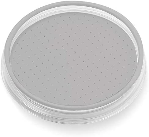 madesmart Clear 10" Turntable - Light Grey | CLEAR CLASSIC COLLECTION | Kitchen Organizer | Easy to Spin | Non-slip Lining and Rubber Feet | Easy to Clean | BPA-Free