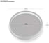madesmart Clear 10" Turntable - Light Grey | CLEAR CLASSIC COLLECTION | Kitchen Organizer | Easy to Spin | Non-slip Lining and Rubber Feet | Easy to Clean | BPA-Free