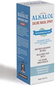 Alkalol Solution Saline Nasal Spray, 1.69 Ounce