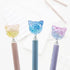 ZIJING 15pcs Cartoon School Kids Kawaii Korean Mechanical Pencil with Lead Refill Jelly Eraser set