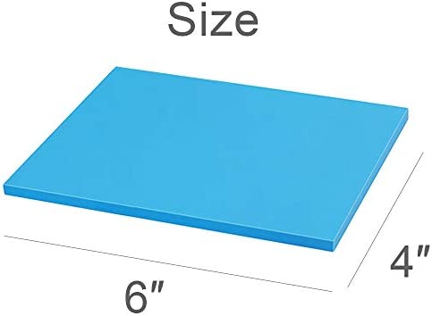 Sticky Notes 4x6 in Bright Stickies Colorful Super Sticking Power Memo Pads Strong Adhesive 6 Pads/Pack 48 Sheets/pad…