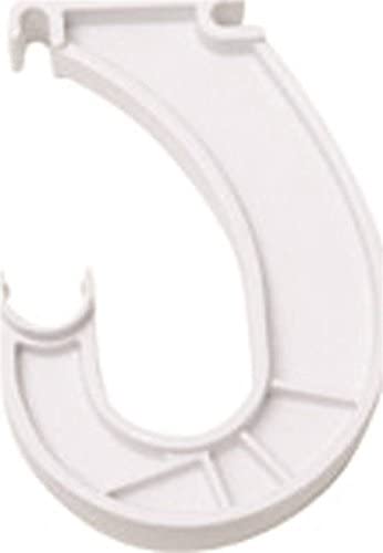 2 x SuperSlide White Closet Rod Support Pack of 2