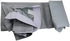Fabric Sink Skirt Diamond Mosaic Stitch Platinum Silver Grey