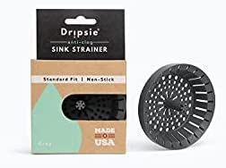 Dripsie Sink Strainer - Clog-Resistant and Flexible - Universal Kitchen Sink Strainer - Made in the USA
