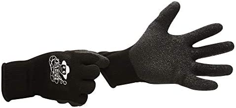 Fishing Gloves – Fish Handling Gloves for Fishing – Textured Grip Palm Fish Cleaning Gloves – Soft Lining Fishing Glove – Fish Fillet Gloves – One Size Fits Most L to XL Fishing Gloves