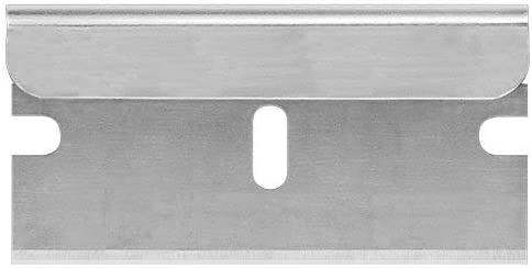 WEKOIL Razor Blades Metal Scraper Tool Pull Push Glass Scraper Stove Top Scraper Window Ceramic Scraper with10 PCS Single Edge Replacement Scraper Blades Removing Decal Label Residue Sticker,Silver