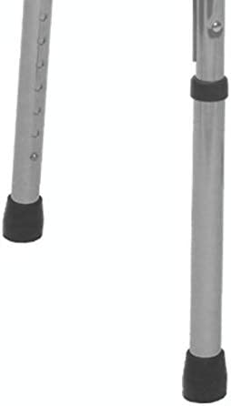 Essential Medical Supply T40118bl Walker/Commode Tips, Black, 1 1/8 Inch, 4 Count