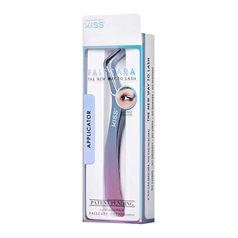 KISS Falscara DIY Eyelash Extension Wisp Applicator for Mistake-Proof Artificial Lash Placement – Ergonomically Designed Handle to Easily Build Your Featherlight Synthetic Reusable Eyelash Clusters