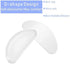Silicone Eyeglass Nose Pads Sticky, Hypo-allergenic Adhesive Nose Grips for Glasses and Sunglasses 12 Pairs