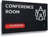 Kubik Letters Conference Room Sign - Do Not Disturb Sign - Meeting in Progress Door Sign - Office Sign - Sign Out - Office Door Sign - Door Signs for Office - Occupied Sign - Do Not Disturb Door Sign