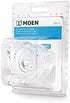 Moen 100710 Posi-Temp One-Handle Tub and Shower Replacement Knob Handle Kit, White and Chrome Knob Insert