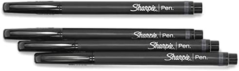 SHARPIE Felt Tip Pens, Fine Point (0.4mm), Black, 12 Count