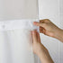 Hookless RBH14BS01 It’s A Snap! PEVA Snap-In Shower Curtain Liner, 70x69 In., Frost