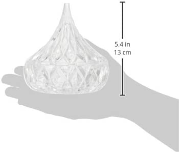 Godinger Crystal Famous Hersheys Kiss Crystal Candy Dish