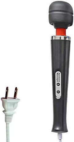 AEVEONE Wired Powerful Handheld Electric Back Massager, Strong Personal Vibration Massage for Sports Recovery, Muscle Aches, Body Pain (Black-US)