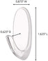Command Medium Wall Hooks, Damage Free Hanging Wall Hooks with Adhesive Strips, No Tools Wall Hooks for Hanging Decorations in Living Spaces, 5 Clear Wall Hooks and 6 Command Strips