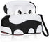 Shoe Box Airpod Case Cover, 3D Creative Sports Shoes Cute Cartoon Funny Fun, Soft Silicone Airpod Skin Keychain Ring, Girls Boys Teens Men Case for Airpods 3 3rd Generation 2021 (White)