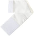Aquazolax Transparent Sheer French Door Curtain Panel for Window Elegant Solid Voile Rod Pocket Curtain Panel for Glass Door - Set of 2, 54W x 40L, White