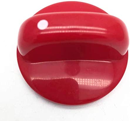 XMHF 10pcs Kitchen Cooktop Round Shape Rotary Switch Knob Red Plastic Gas Range/Stove/Oven Control Knob