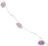 FLCSIed 10ft 40LED Decorative Amethyst LED String Lights Battery Operated with Remote 10 ft 40 LEDs Natural Crystal String Lights for Bedroom Party Indoor Birthday Wedding Decoration (40LEDS)