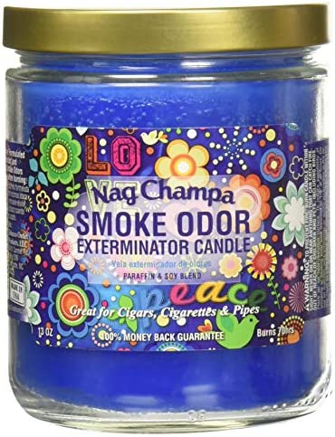 Smoke Odor Exterminator Nag Champa 13 Oz Jar Candle, 13 Ounce