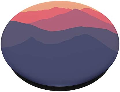 Peach, Pink, Purple, Blue Mountains PopSockets PopGrip: Swappable Grip for Phones & Tablets