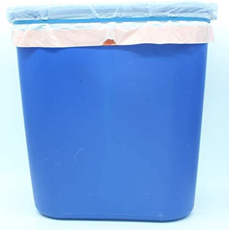 Garbage Trash Can Rubber Bands Blue Large Size 17" Inch Rubberbands Kitchen Compactor Tote Bin 55-65 Gallon 95 96-100 Gal Toter Oversize Big bag liner holder, 55 Drums Litter Pails Buckets (10-PACK)