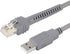 SinLoon Symbol Ls2208 USB Cable, USB A to RJ45 Coiled Spiral Extension Cable, Symbol Barcode Scanner Ls2208ap Ls1203 Ls4208 Ls4278 Ds6707 Ds6708 USB Cable,(10ft,3M)