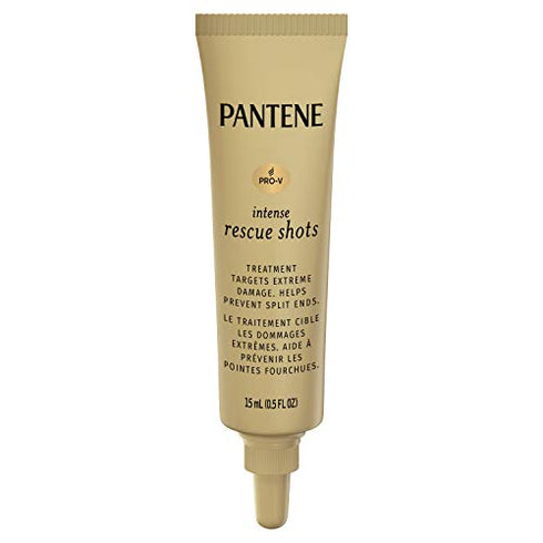 Pantene Rescue Shots Hair Ampoules Treatment, Pro-V Intensive Repair of Damaged Hair, 1.5 Fl Oz (Pack of 3)