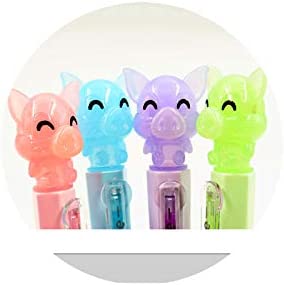 ZIJING 15pcs Cartoon School Kids Kawaii Korean Mechanical Pencil with Lead Refill Jelly Eraser set