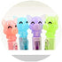ZIJING 15pcs Cartoon School Kids Kawaii Korean Mechanical Pencil with Lead Refill Jelly Eraser set