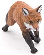 Papo -hand-painted - figurine -Wild animal kingdom - Fox -53020 -Collectible - For Children - Suitable for Boys and Girls- From 3 years old