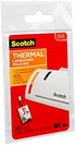 Scotch Thermal Laminating Pouches, 5 Mil Thick for Extra Protection, Professional Quality, 2.4 x 4.2-Inches, ID Badge without Clip, 100-Pouches (TP5852-100)