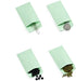 200 Pieces Colorful Small Coin Envelopes Self-Adhesive Seed Envelopes Mini Parts Small Items Storage Packets Envelopes for Garden, Office or Wedding Gift (2.25×3.5 inch)