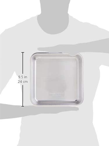 Nordic Ware - 47500 Nordic Ware Naturals Aluminum Commercial 8" x 8" Square Cake Pan, 8 by 8 inches, Silver