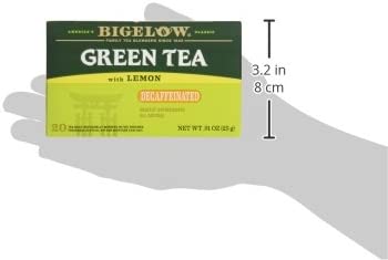 Bigelow Tea Green Tea with Lemon, Decaf, 20 ct