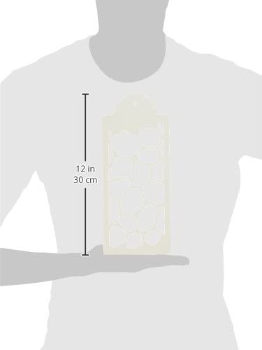 Designer Stencils Giraffe Skin Side Cake Stencil, 4-Inch, Beige/Semi-Transparent