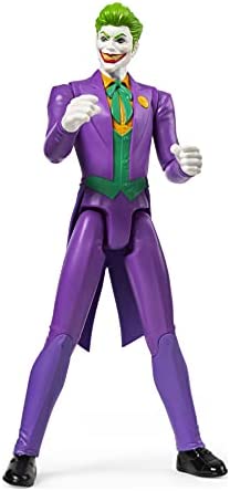 DC Comics Batman, 12-Inch The Joker Action Figure Toy, Kids Toys for Boys Aged 3 and up