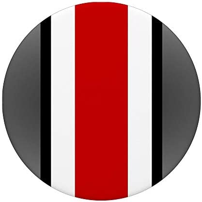 State of Ohio Ohioan Pride Striped Colors Graphic Design PopSockets PopGrip: Swappable Grip for Phones & Tablets