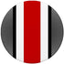 State of Ohio Ohioan Pride Striped Colors Graphic Design PopSockets PopGrip: Swappable Grip for Phones & Tablets