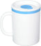 Copco Iconic Double Wall Insulated Desk Mug, 16-Ounce, White/Teal