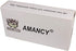 AMANCY Classic Black Leather 3 Fingers Cigar Case with Cedar Wood Lining ,Silver Stainless Steel Cutter Contained