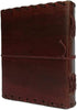 KK's leather journal Writing Notebook Vintage 7" & 6" inch Antique refillable paper notebooks Brown Leather White Plan Paper Notebooks Handmade Leather Bound Daily Notepad For Men Women (DARK BROWN)