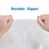 Somoga 50 PCS 11" x 15" Large Thick 2.4 Mil Clear Zip Poly Bags Plastic Reclosable Zip Seal Lock Bags Clothing Shoes Toys Prints Zipper Bag