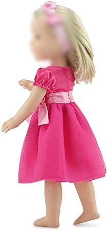 Emily Rose 14.5 Inch Doll Clothes Clothing Outfit - Beautiful 14" Doll Jeweled Pink Dress, Includes Headband!