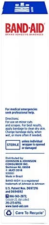 Band-Aid Brand Tru-Stay Adhesive Pads, Large Sterile Bandages for Wound Care, 10 Count