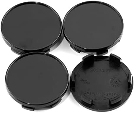 4pcs 54mm(2.13in)/49mm(1.93in) Wheel Hub Center Caps Black Base for #40342-AU511 40342-40P01 40343-5P215