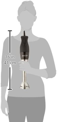 Brentwood Hand Blender 2-Speed 200W, 1, Black