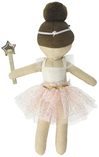 Mud Pie Ballerina Tooth Fairy Doll 9x4 Inch (Pack of 1)